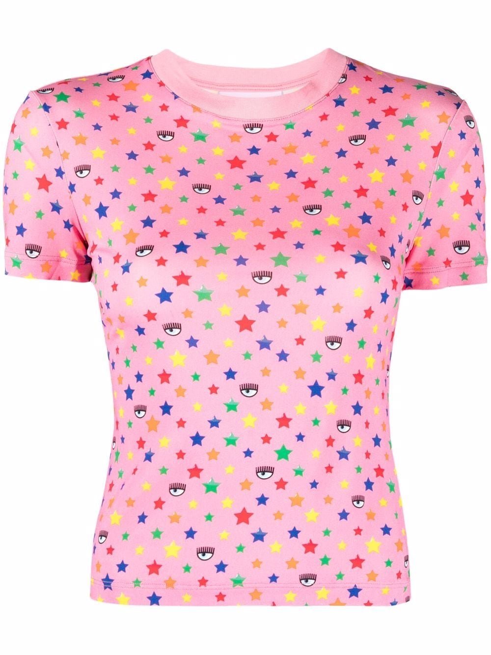 T-Shirt con stampa Rainbow