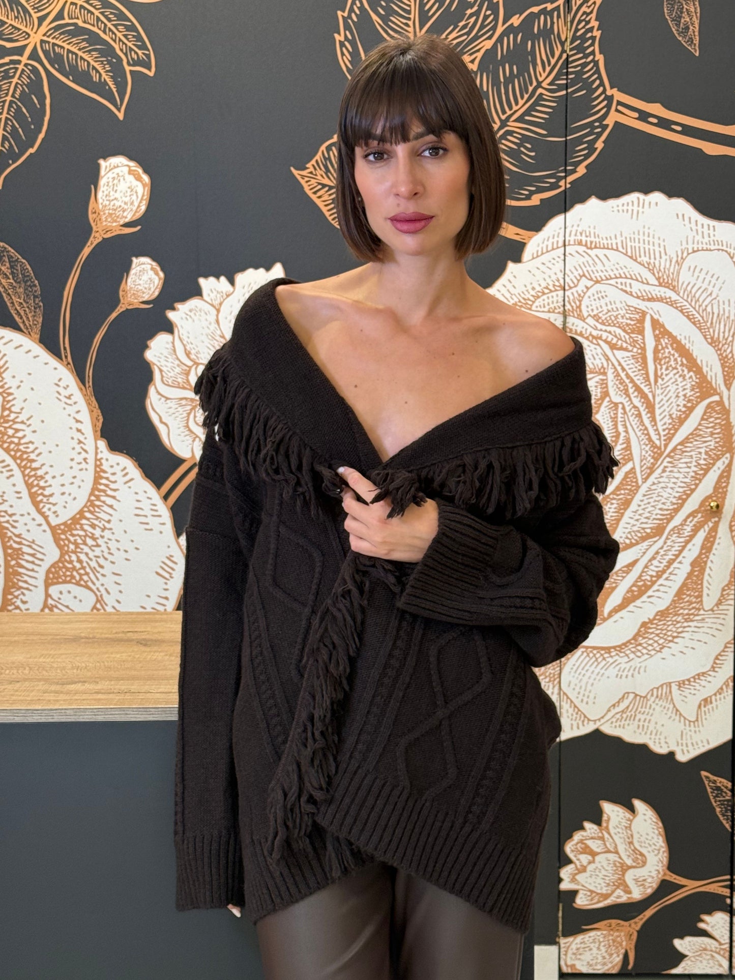 Cardigan frange - Kontatto
