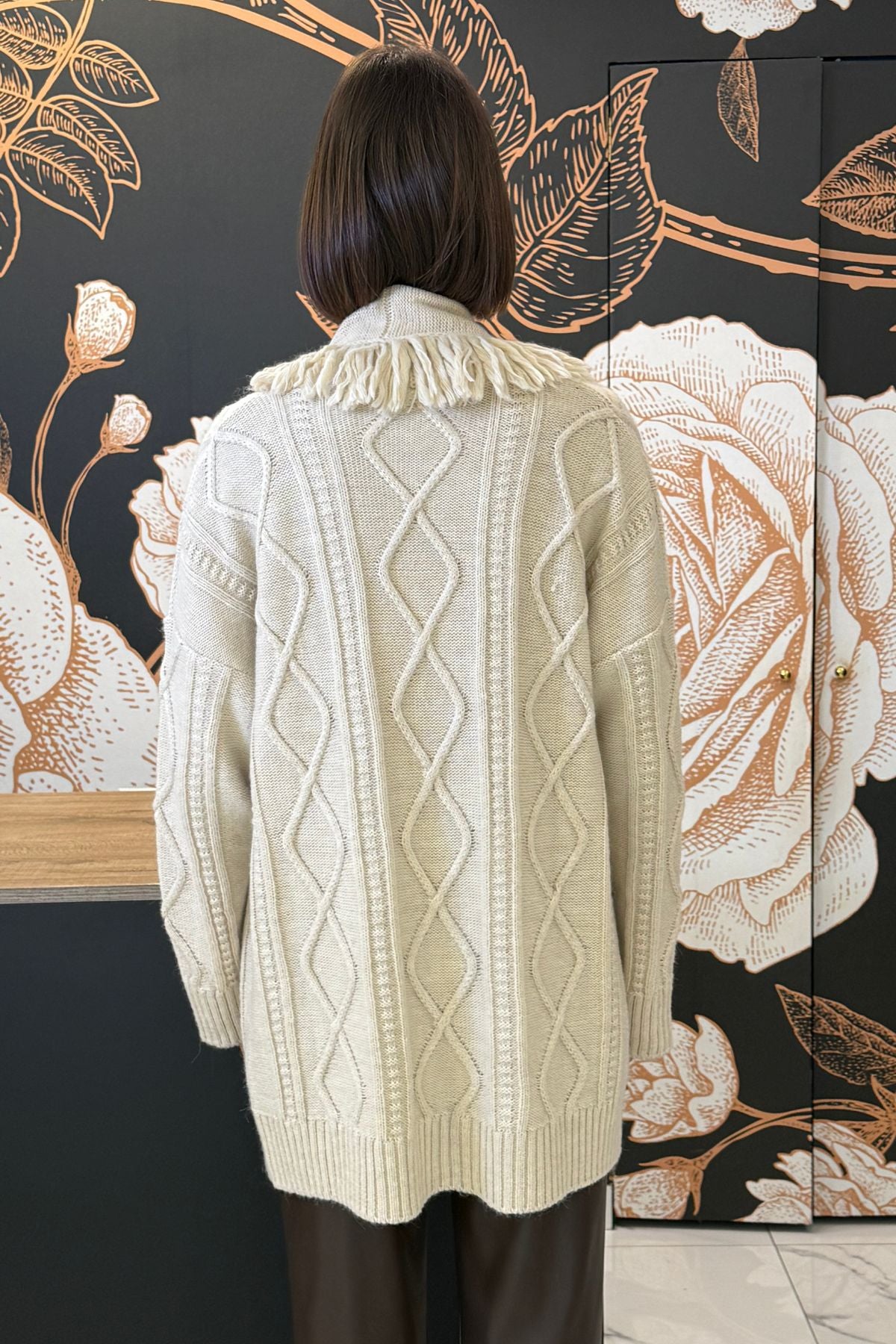 Cardigan frange - Kontatto