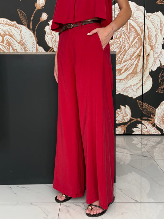 Pantalone fluido gamba dritta India - Haveone