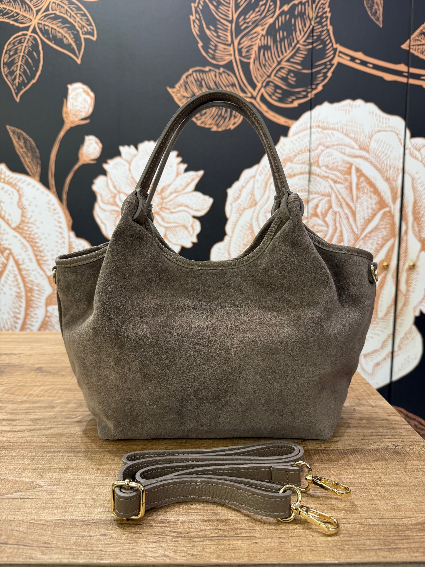 Borsa Soft color taupe - Emporio Club