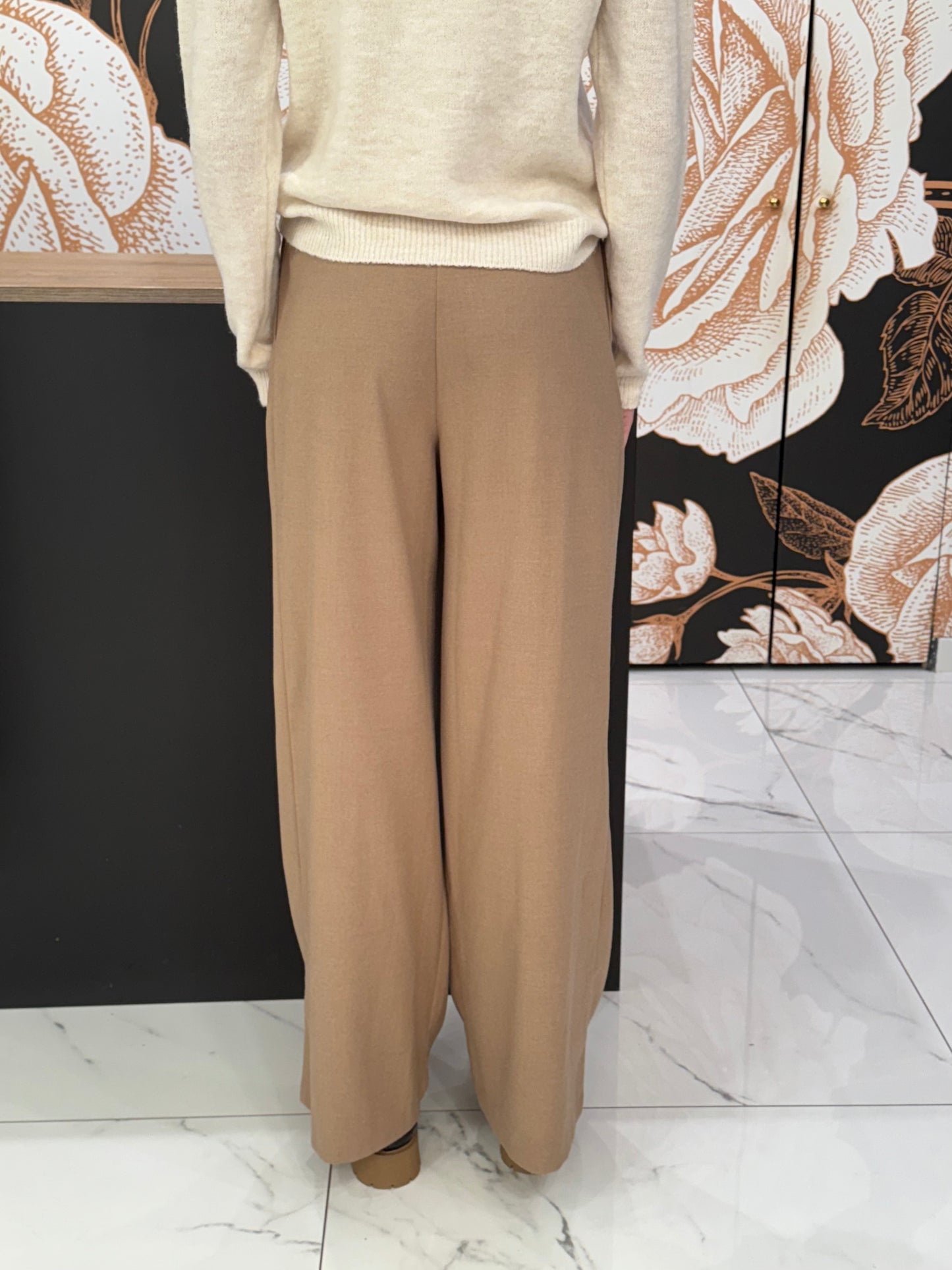 Pantalone pinces camel - Vicolo