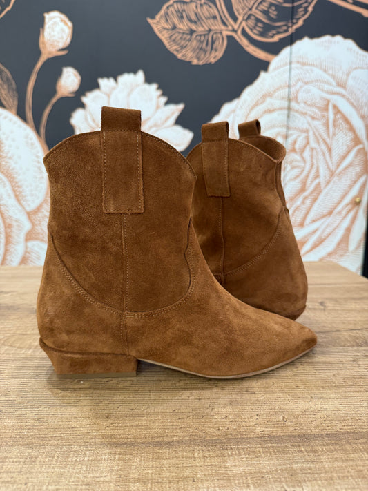 Stivaletto in crosta stile texano - Ovyè