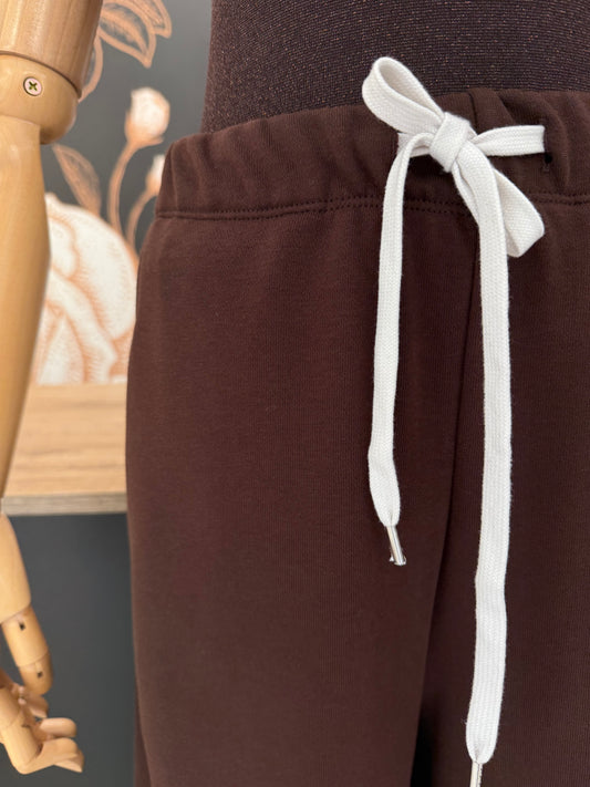 Pantalone con coulisse in vita moro - Vicolo