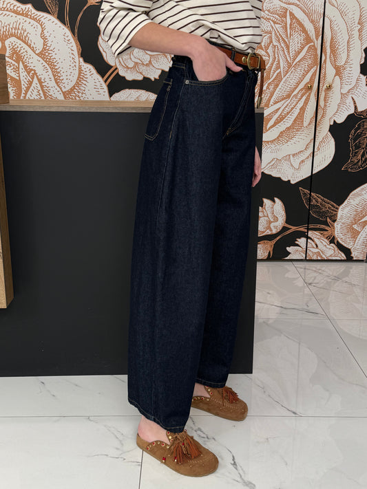 Jeans balloon fit blu scuro - Souvenir Clubbing