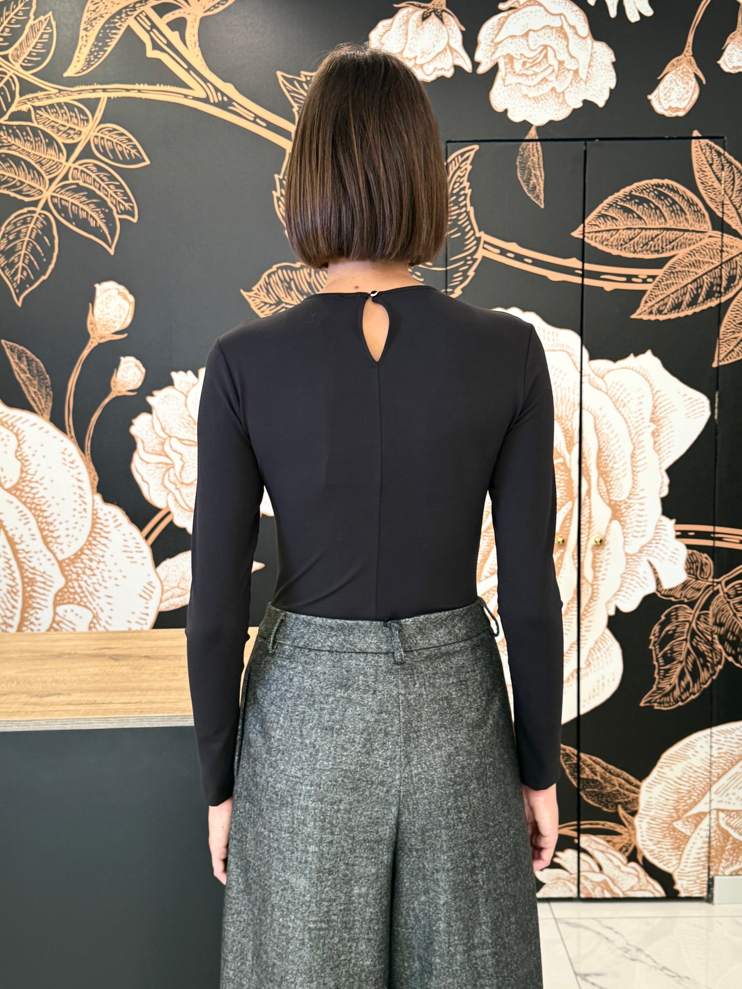 Body girocollo manica lunga - Silence Limited