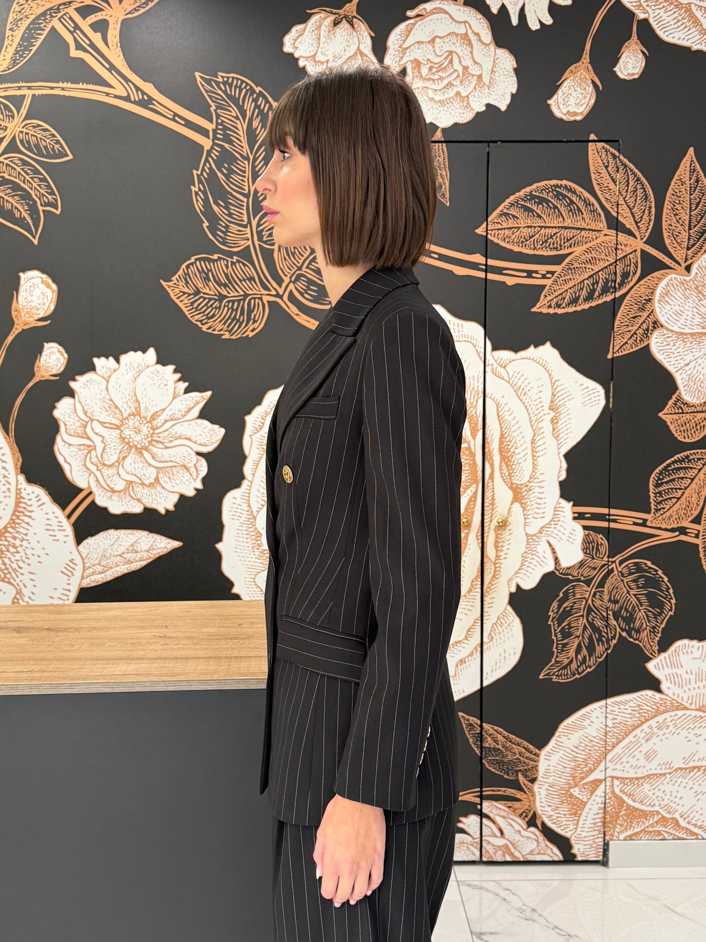 Giacca doppiopetto Stripe - Silence Limited
