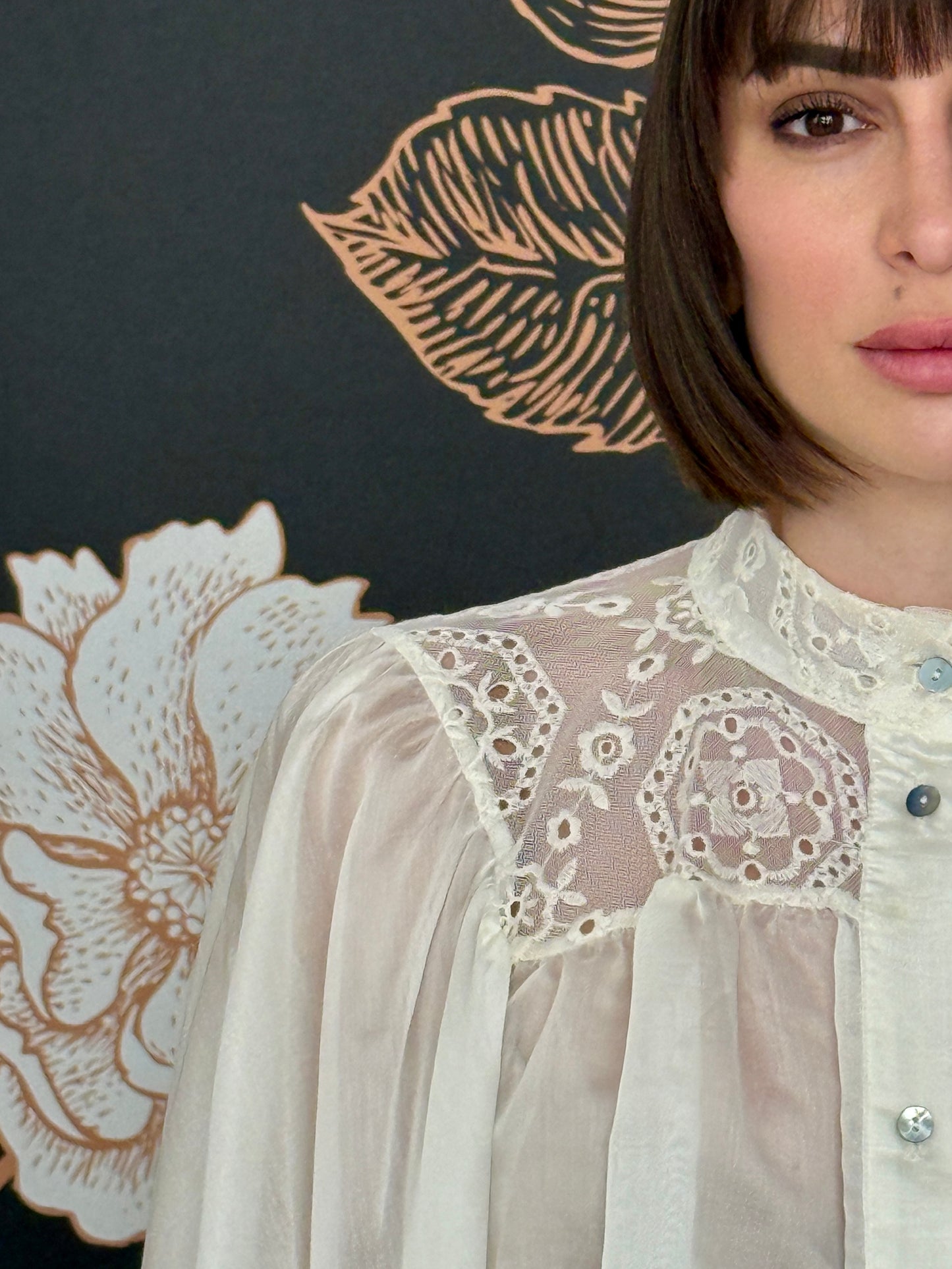Camicia bohemien beige - HaveOne