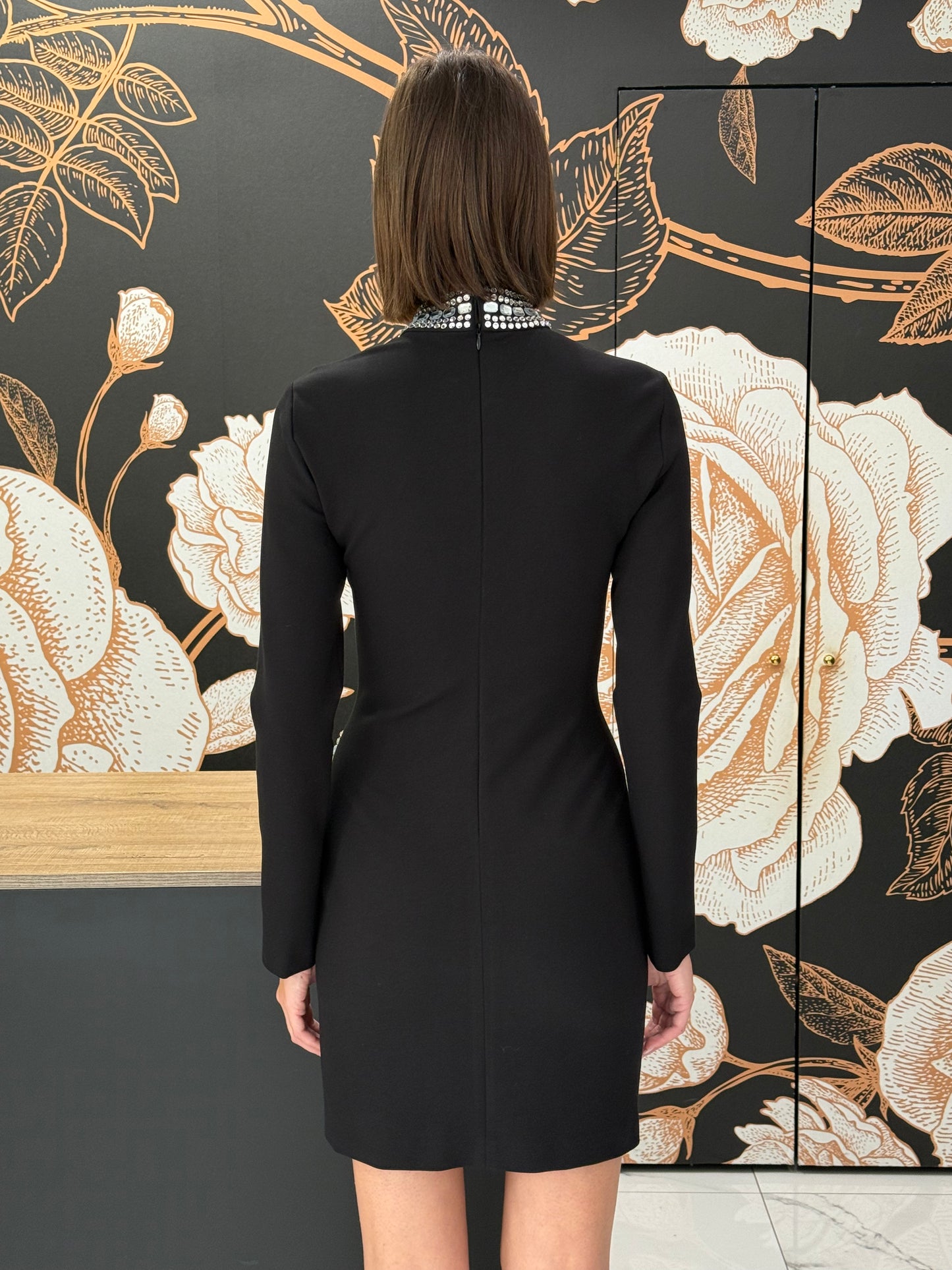 Mini dress Crystal nero - Silence Limited
