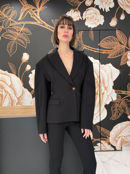 Balloon blazer nero - Silence Limited