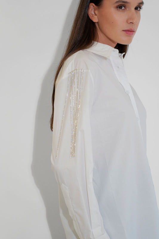 Camicia con pendenti sulle spalle - HAVEONE