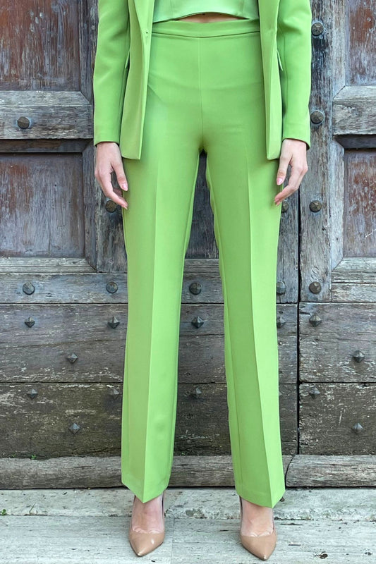 Pantalone palazzo avocado - Silence Limited