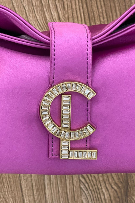 Pochette in seta night edition violet - La Carrie