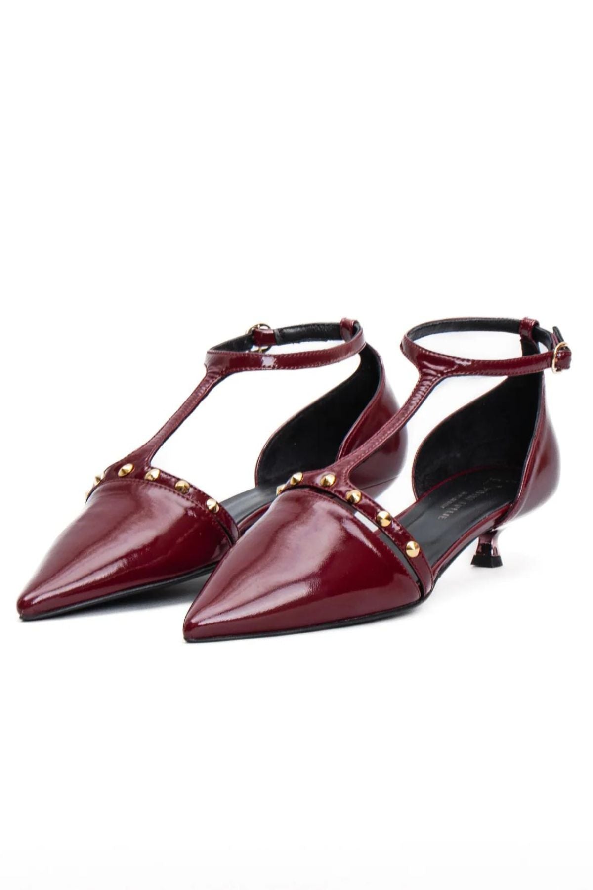 Tanghera rubino con cinturino e borchie - Divine Follie