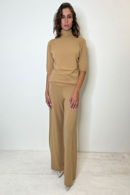 Pantalone in maglia Camel - Kontatto