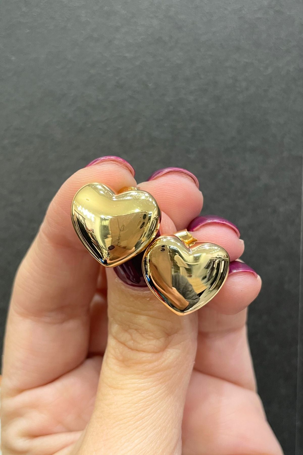 Orecchino cuore oro - EmporioClub Bijoux