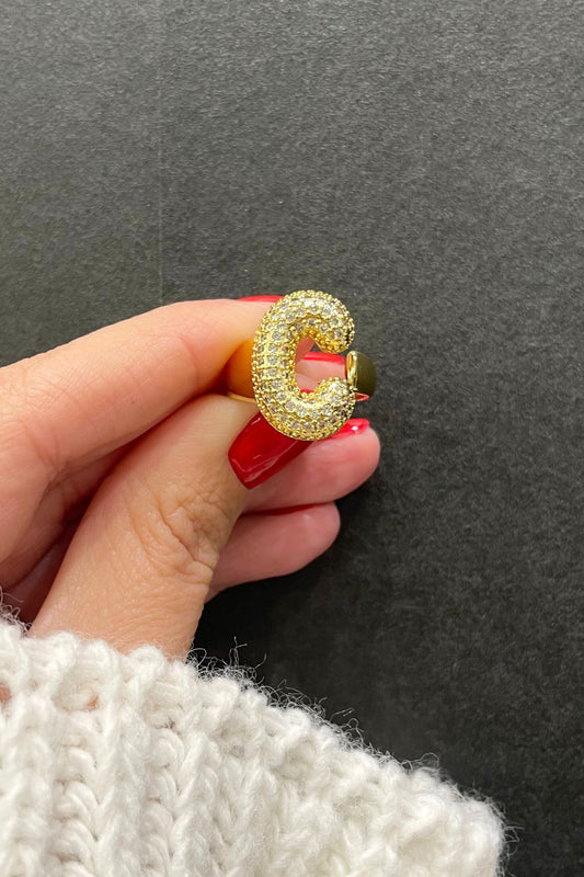 Anello iniziale regolabile - Emporio Club Bijoiux