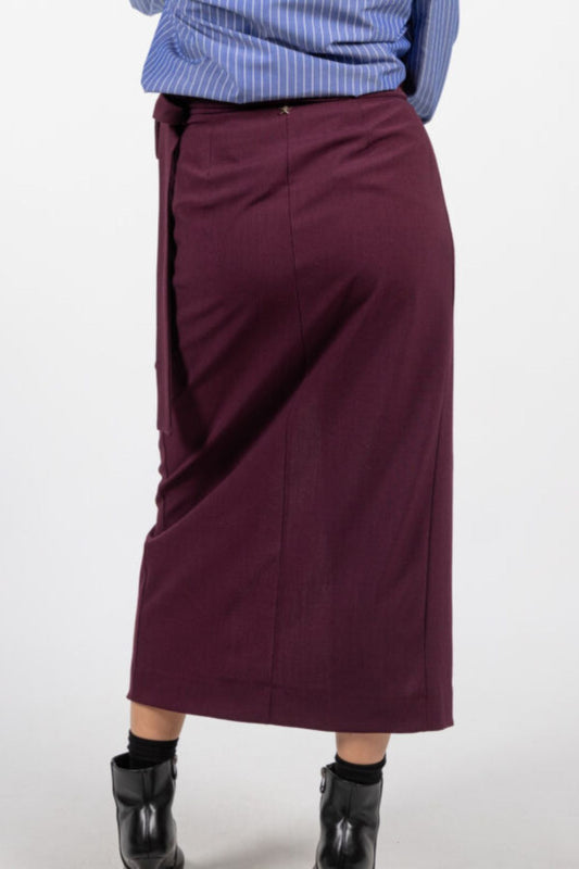 Gonna portafoglio bordeaux - Souvenir