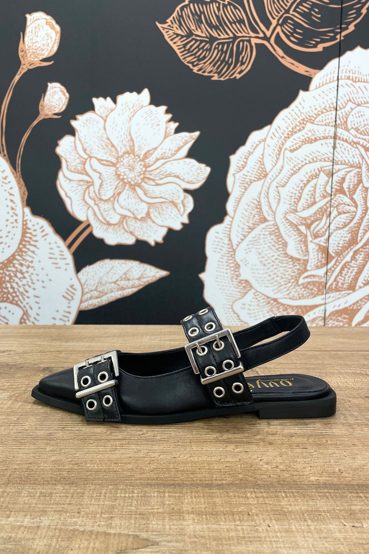 Slingback flat doppia fibbia - Ovyè