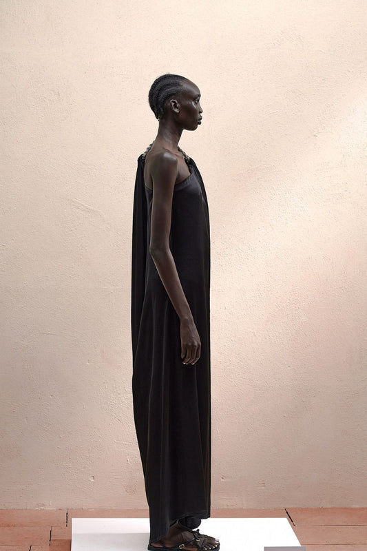 Abito monospalla dettaglio gioiello - Eleh