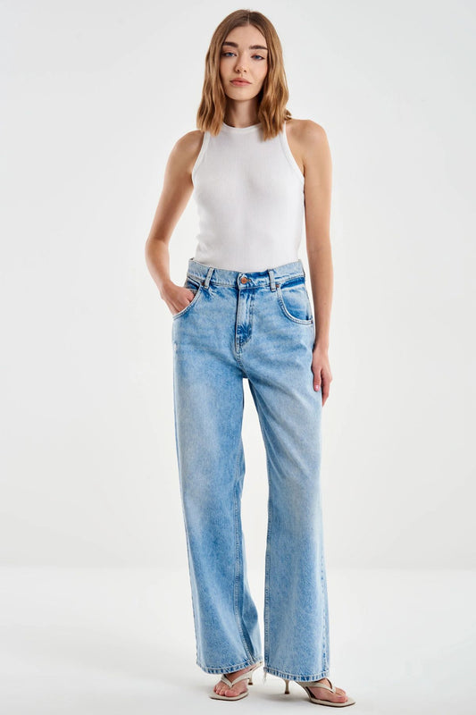 Jean Mia Relaxed blu
