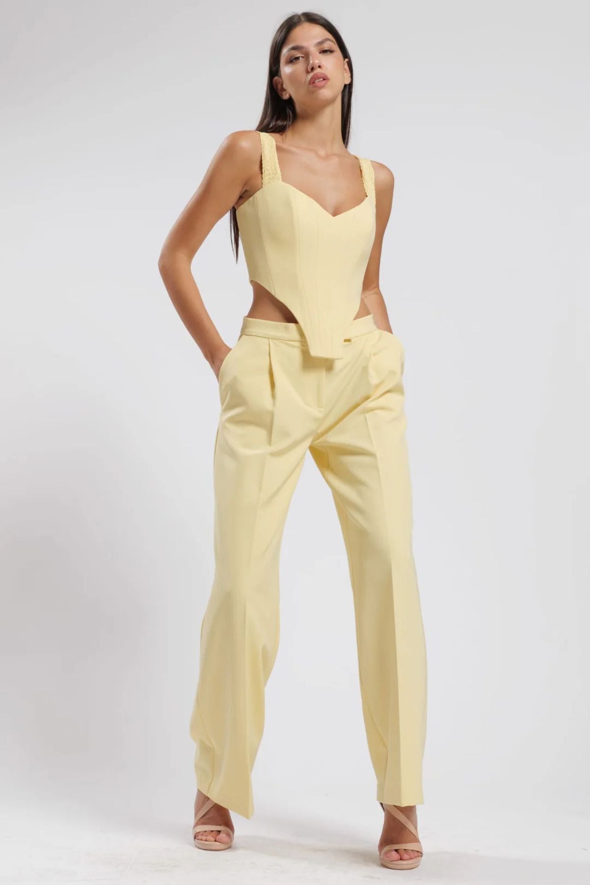 Top Britney Crop new lemon - Silence Limited
