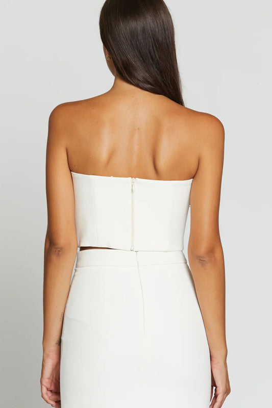 Top a cuore milk - Silence Limited