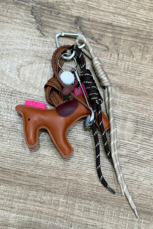 Charms Bag cavallo in similpelle