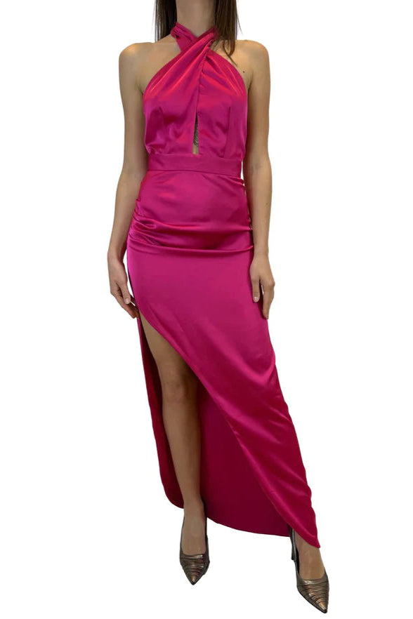 Abito lungo con intreccio