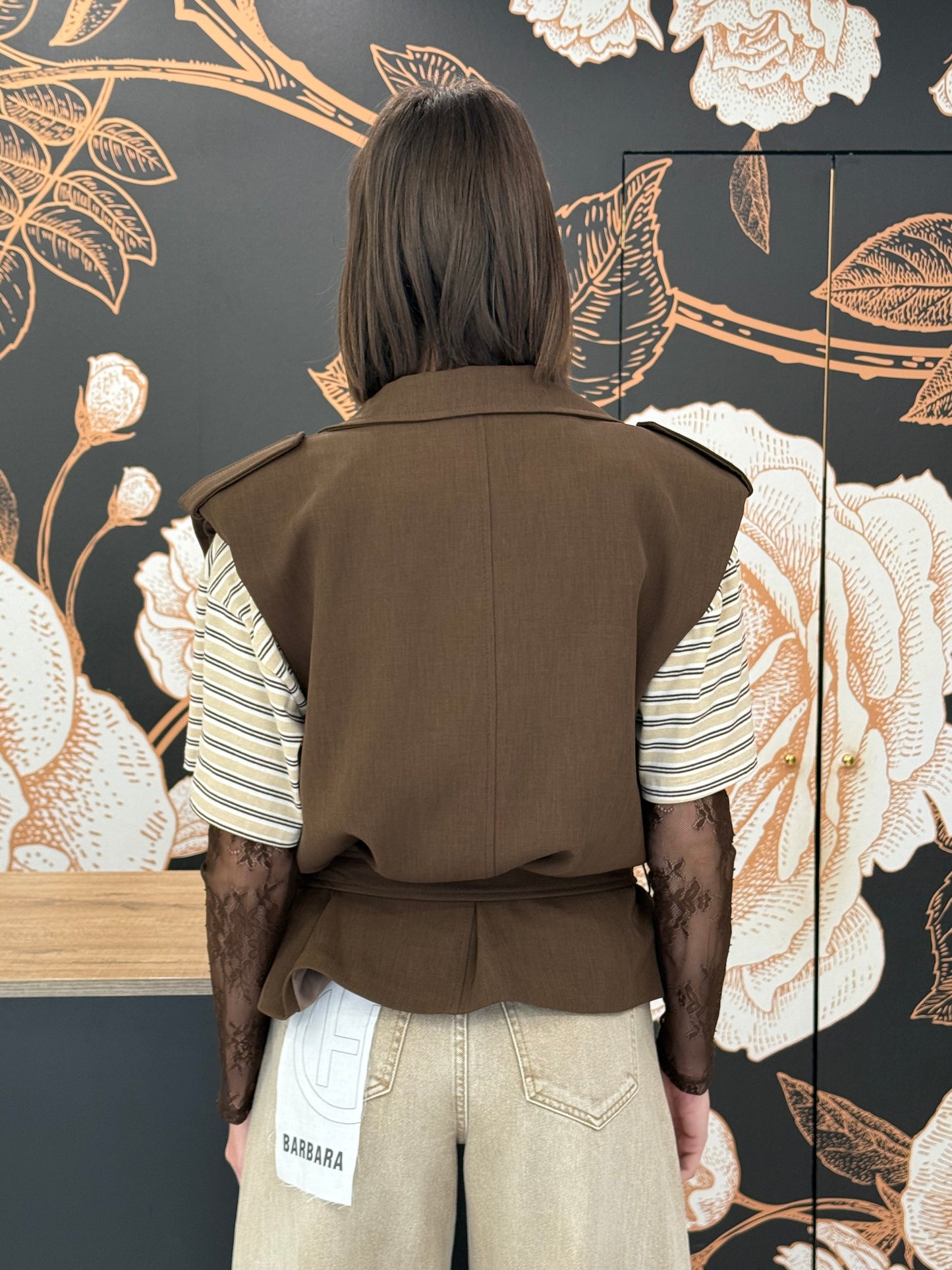 Gilet con cintura e spalline - HAVEONE