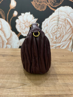 Borsa Hook Ecopelle Trapuntata Puffy melanzana - Vicolo
