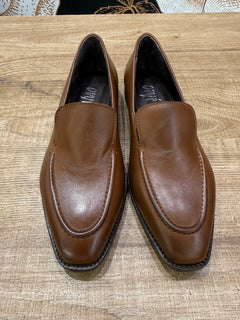 Mocassino in pelle marrone cuoio - Ovye’