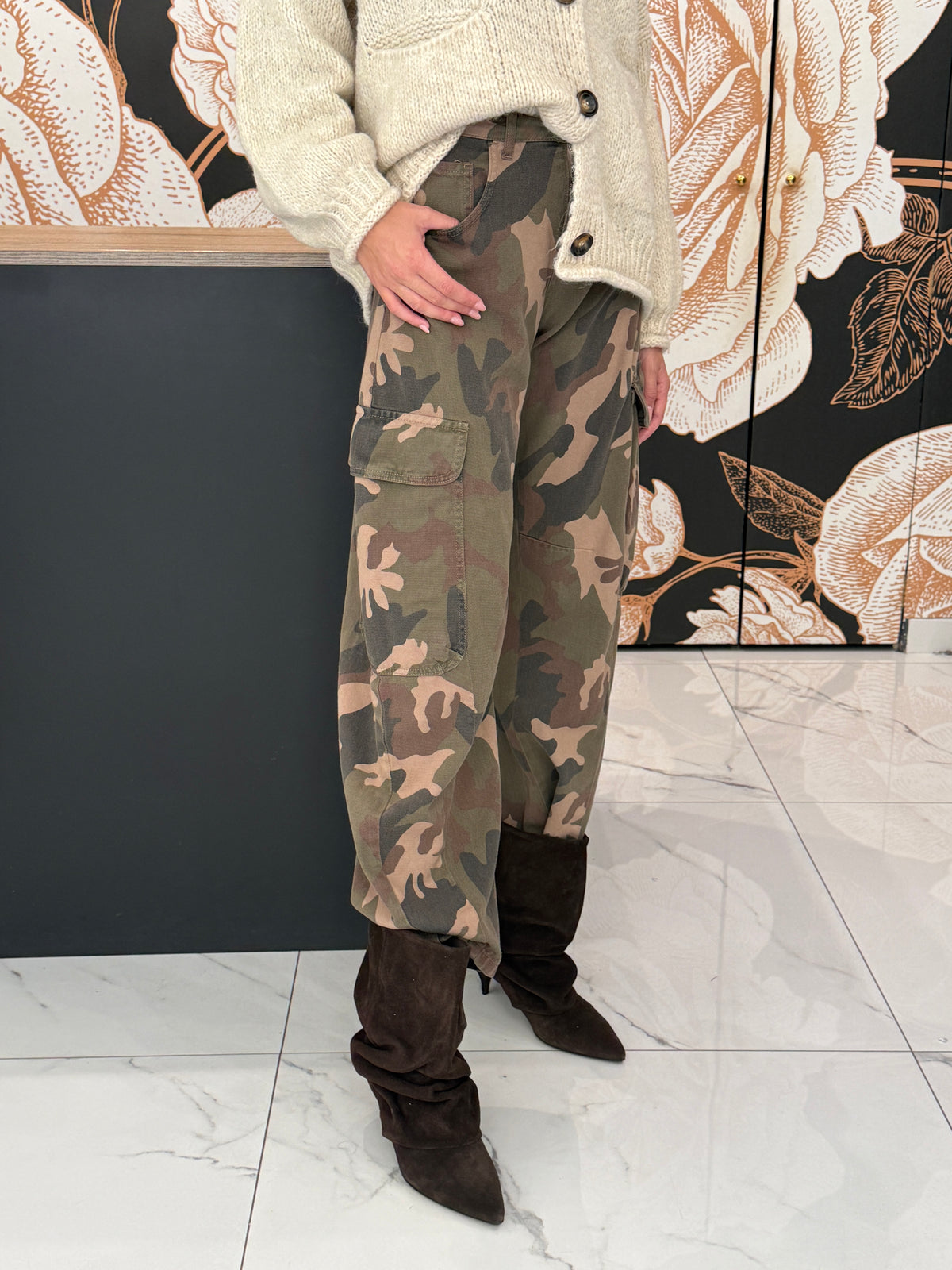 Pantalone cargo camouflage - HAVEONE