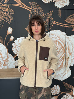 Giacca in tessuto Teddy con taschino - Vicolo
