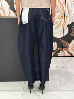 Jeans Balloon Barbara lavaggio scuro - HAVEONE