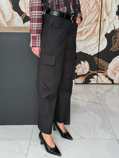 Pantalone cargo nero - HaveOne