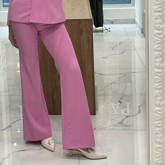 Pantalone a zampa rosa