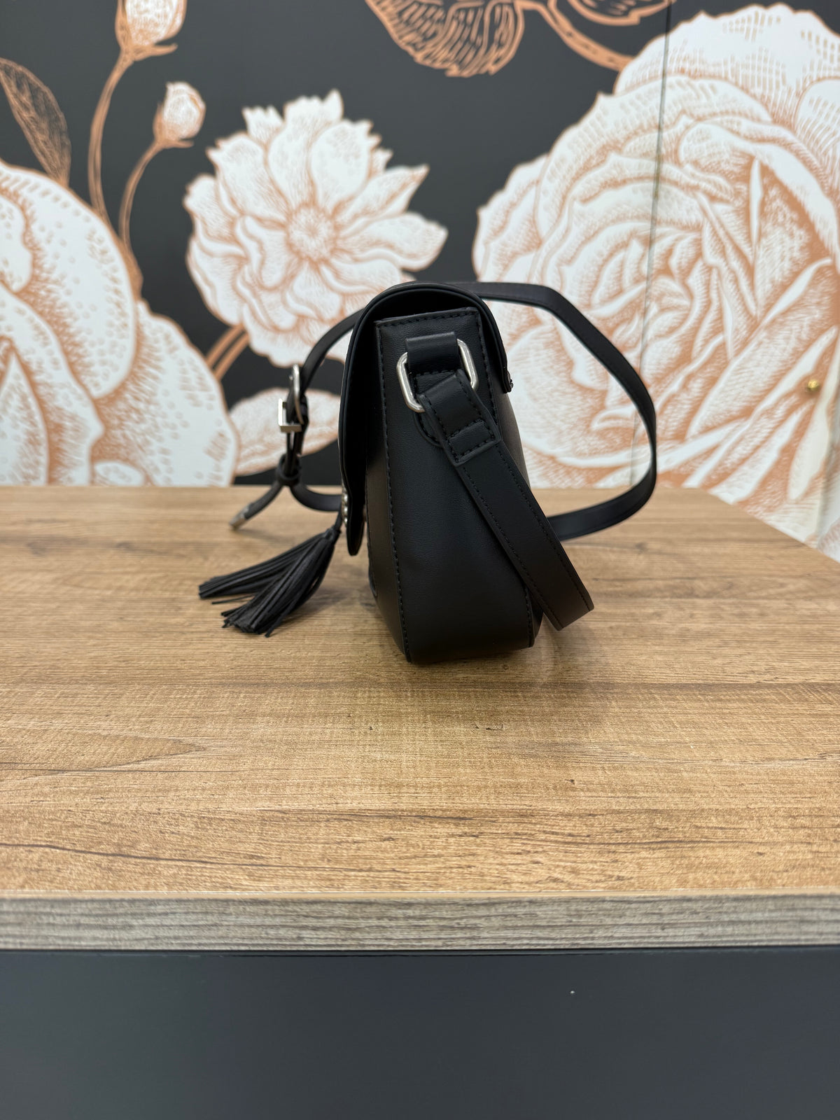 Borsa nomad impressa Country nero - Vicolo