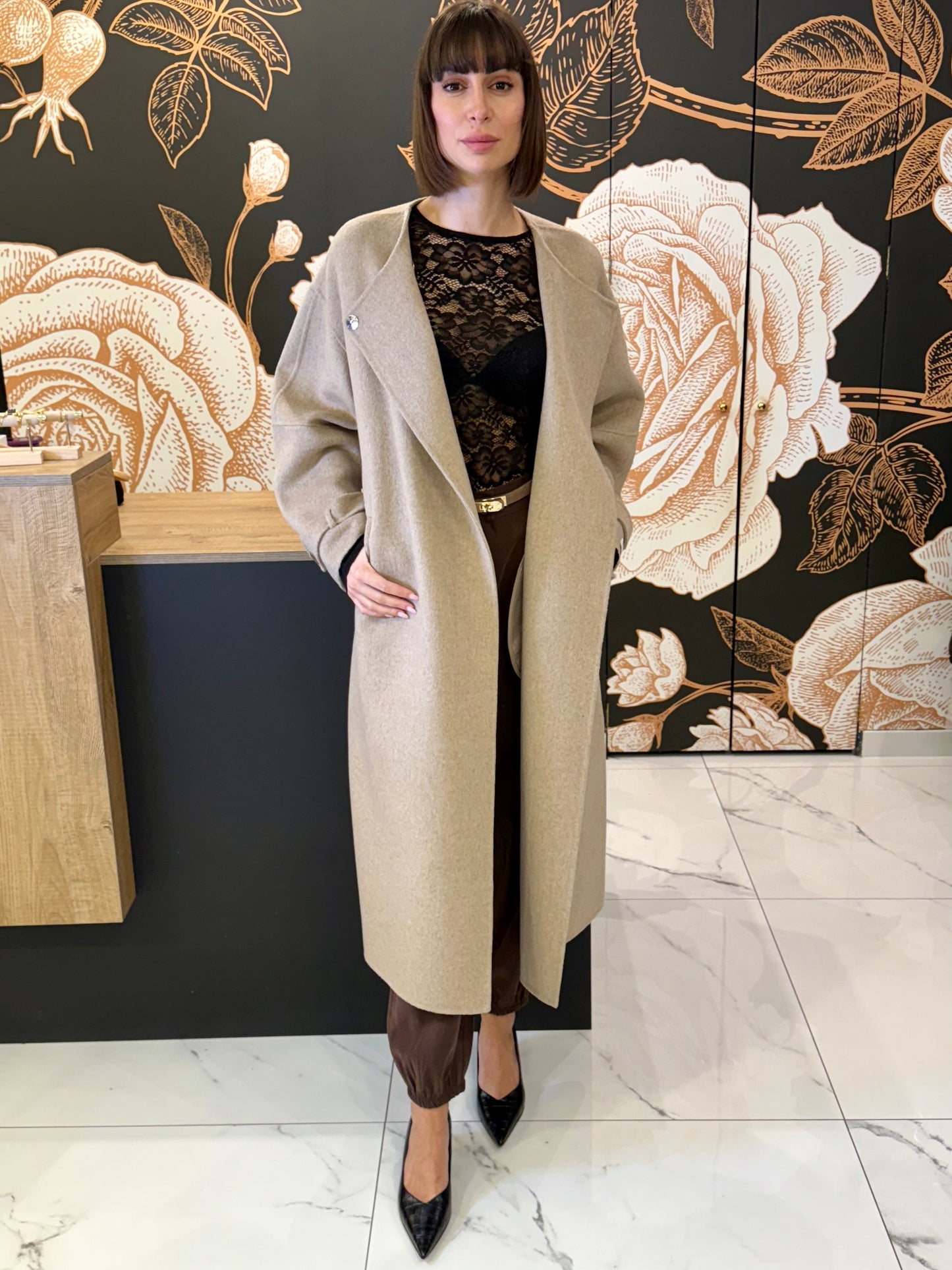 Cappotto Hand Made beige - HaveOne