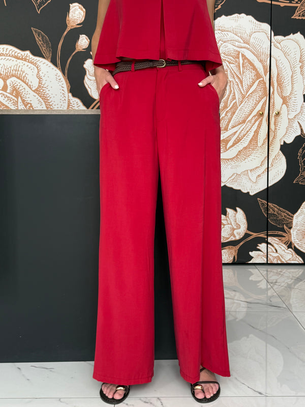 Pantalone fluido gamba dritta India - Haveone