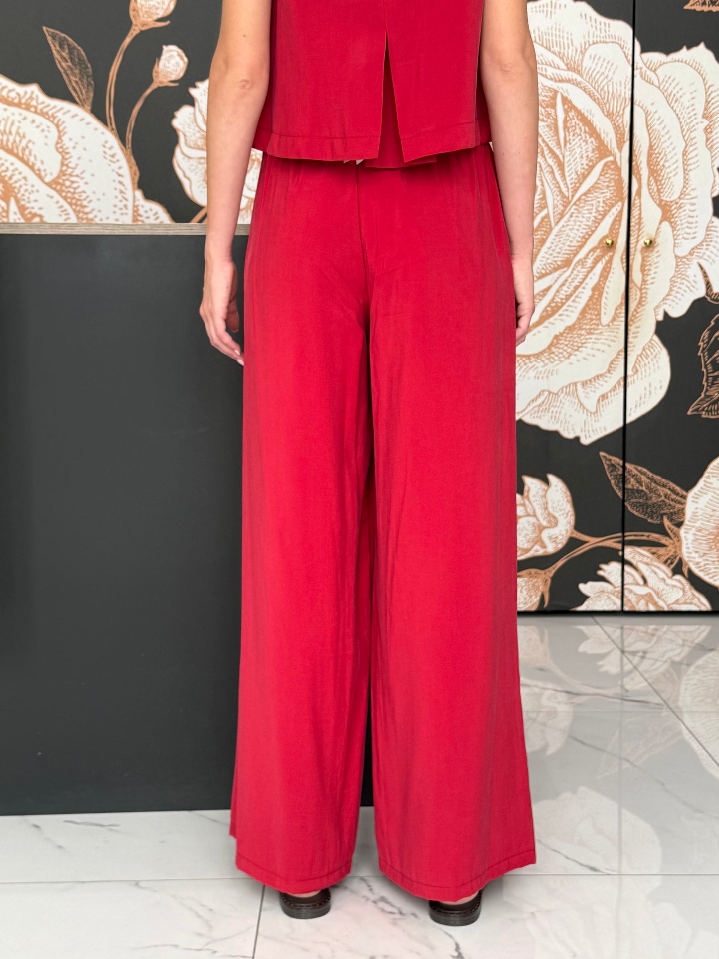 Pantalone fluido gamba dritta India - Haveone