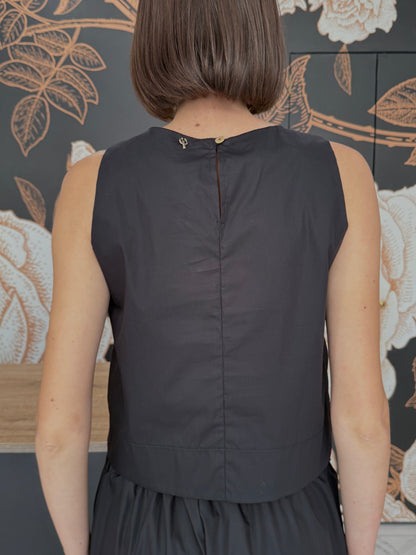 Set coordinato Top e Pantalone nero - Philia Loft