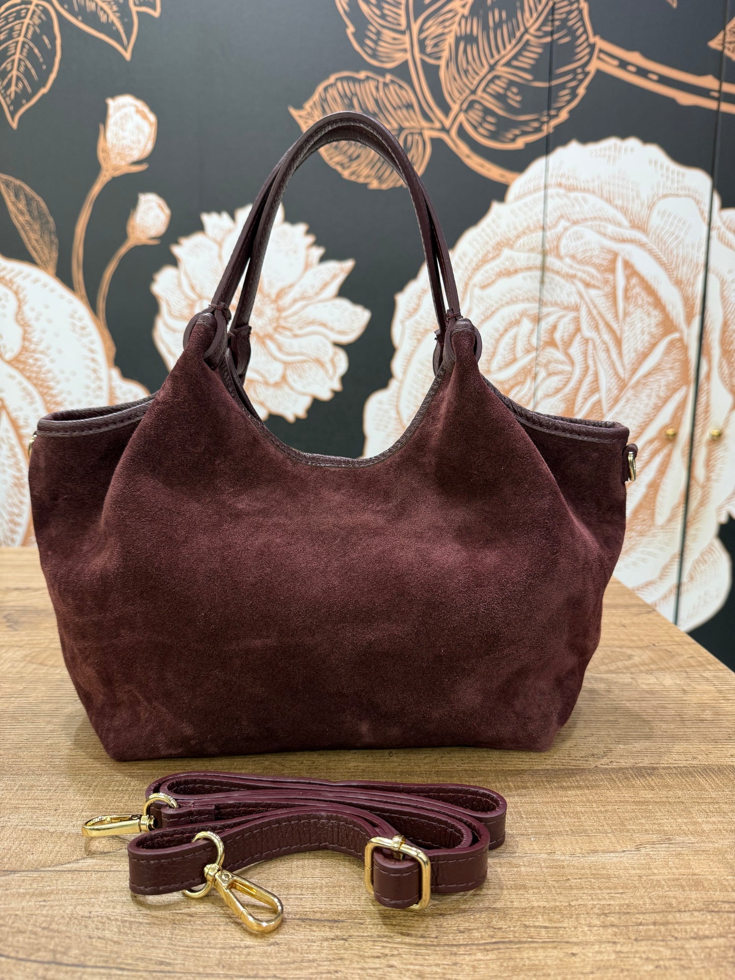 Borsa Soft color burgundy - Emporio Club