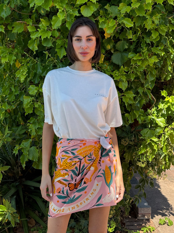 Gonna pareo Mexico colore rosa - Haveone