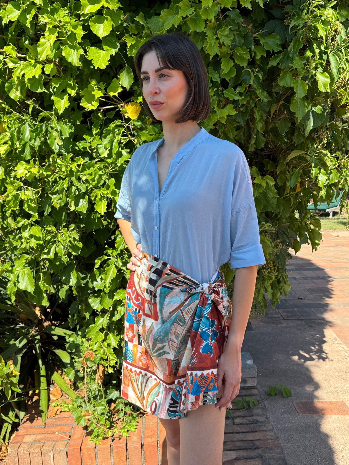 Gonna pareo fantasia multicolor - Philia Loft