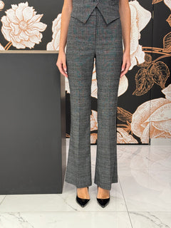 Pantalone Flare principe di Galles - Silence Limited