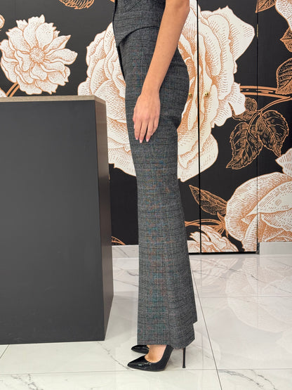 Pantalone Flare principe di Galles - Silence Limited