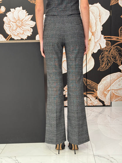 Pantalone Flare principe di Galles - Silence Limited