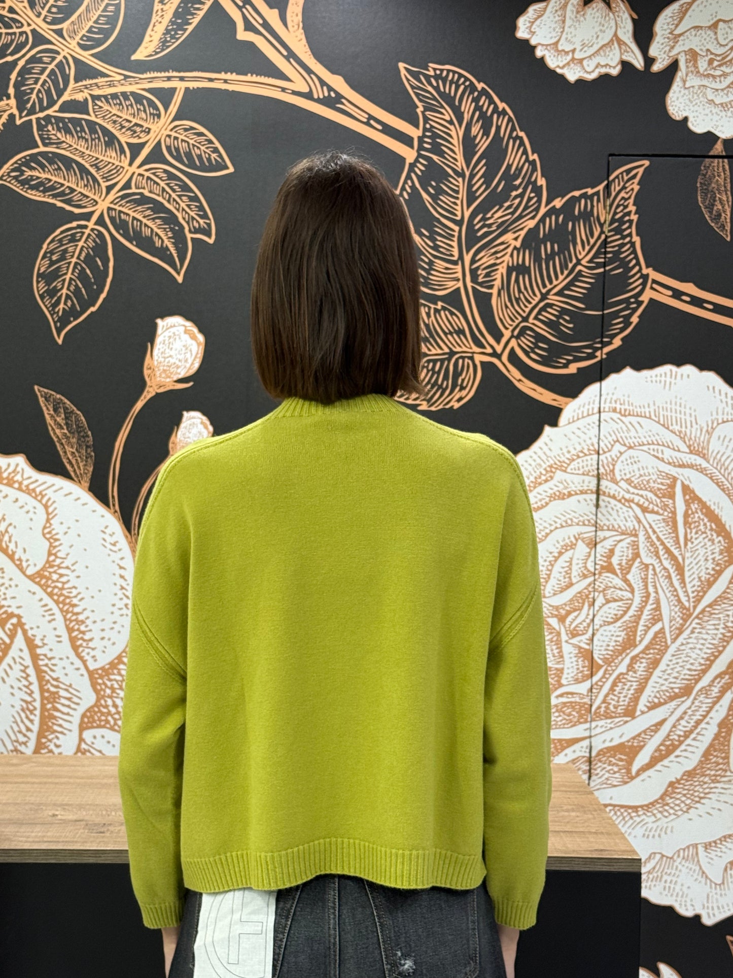 Dolcevita modello scatolina colore acido- Vicolo