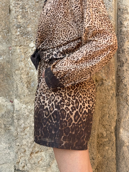 Shorts stampa animalier sfumata - Philia Loft